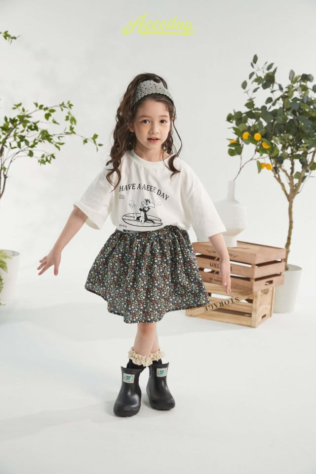 Aeeeday - Korean Children Fashion - #kidsshorts - Daisy Skirt - 6