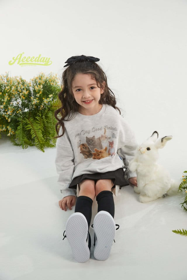 Aeeeday - Korean Children Fashion - #kidsstore - Cats Sweatshirt - 2