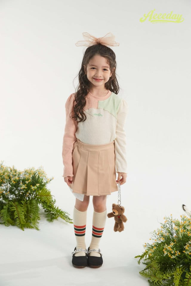 Aeeeday - Korean Children Fashion - #kidzfashiontrend - Winkle Skirt Pants - 6