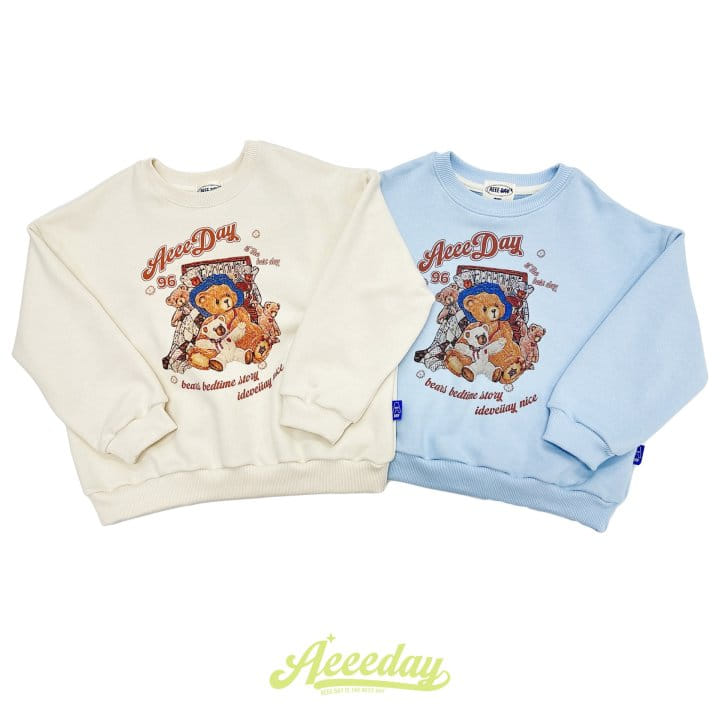 Aeeeday - Korean Children Fashion - #magicofchildhood - Bear Sweatshirt - 8