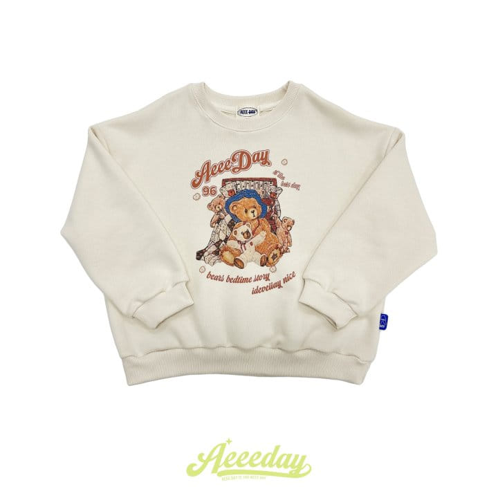 Aeeeday - Korean Children Fashion - #prettylittlegirls - Bear Sweatshirt - 10