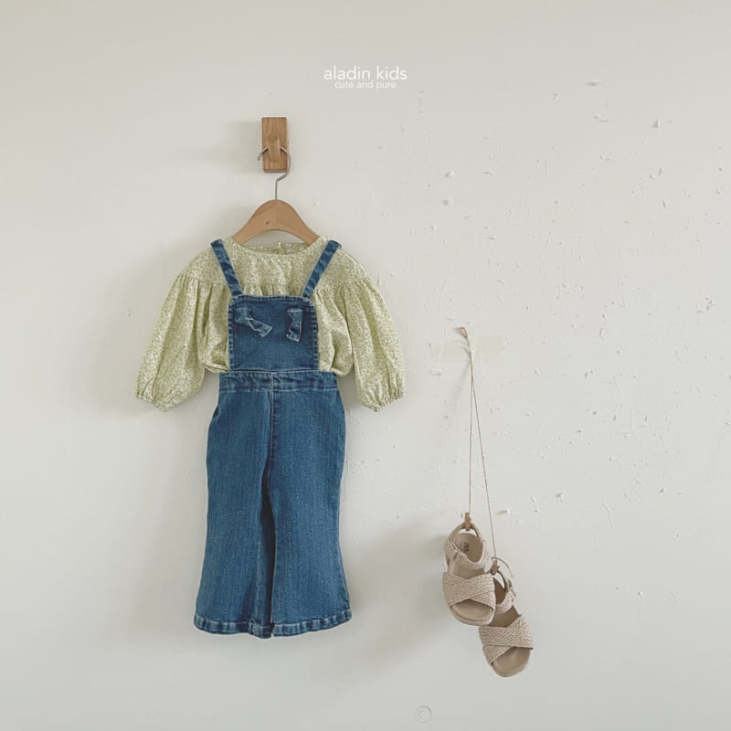 Aladin - Korean Children Fashion - #kidsshorts - New Bootscut Overalls - 12