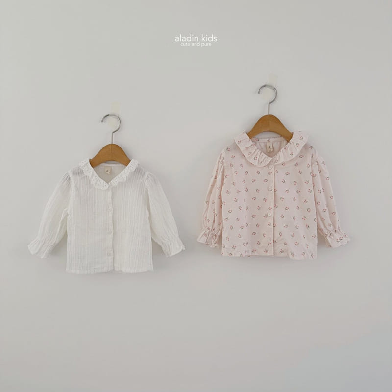 Aladin - Korean Children Fashion - #littlefashionista - Cherry Milky Blouse - 3