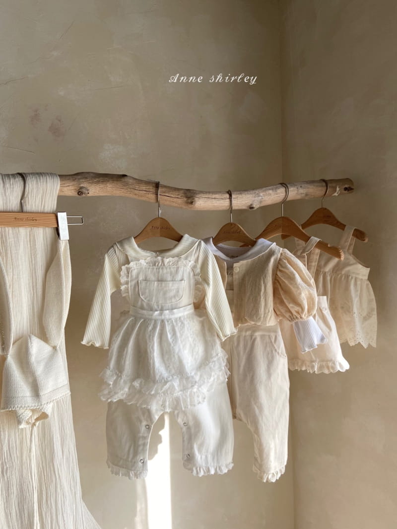 Anne Shirley - Korean Baby Fashion - #babygirlfashion - Harnie Lace Dungarees Bodysuit - 7