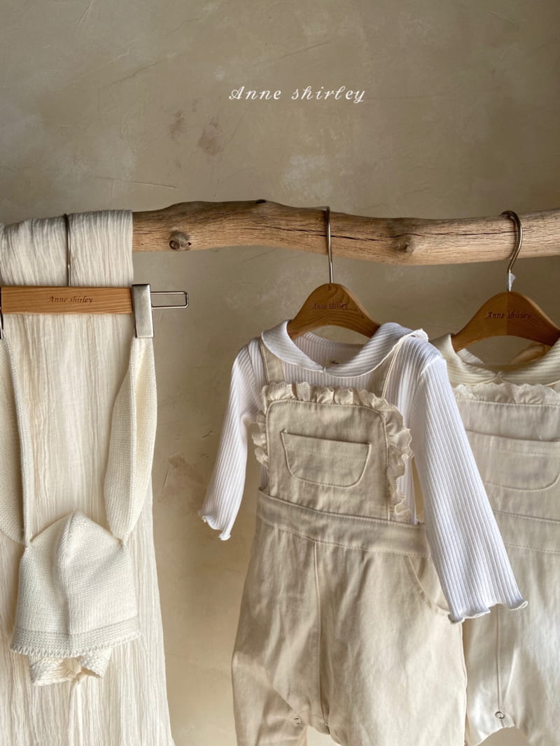 Anne Shirley - Korean Baby Fashion - #smilingbaby - Harnie Lace Dungarees Bodysuit