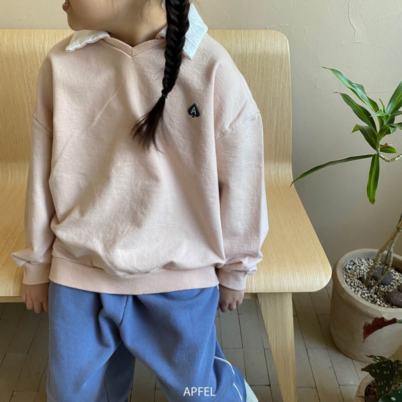 Apfel - Korean Children Fashion - #childrensboutique - Collar Sweatshirt - 5