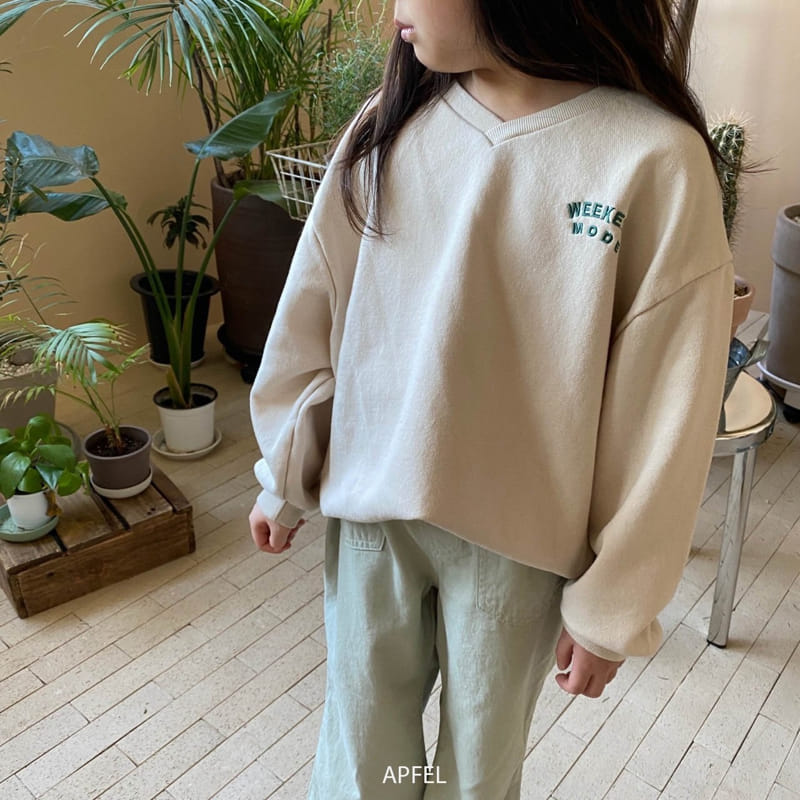 Apfel - Korean Children Fashion - #fashionkids - Modu V Sweatshirt - 6