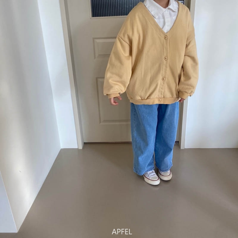 Apfel - Korean Children Fashion - #minifashionista - Crew Cardigan - 3
