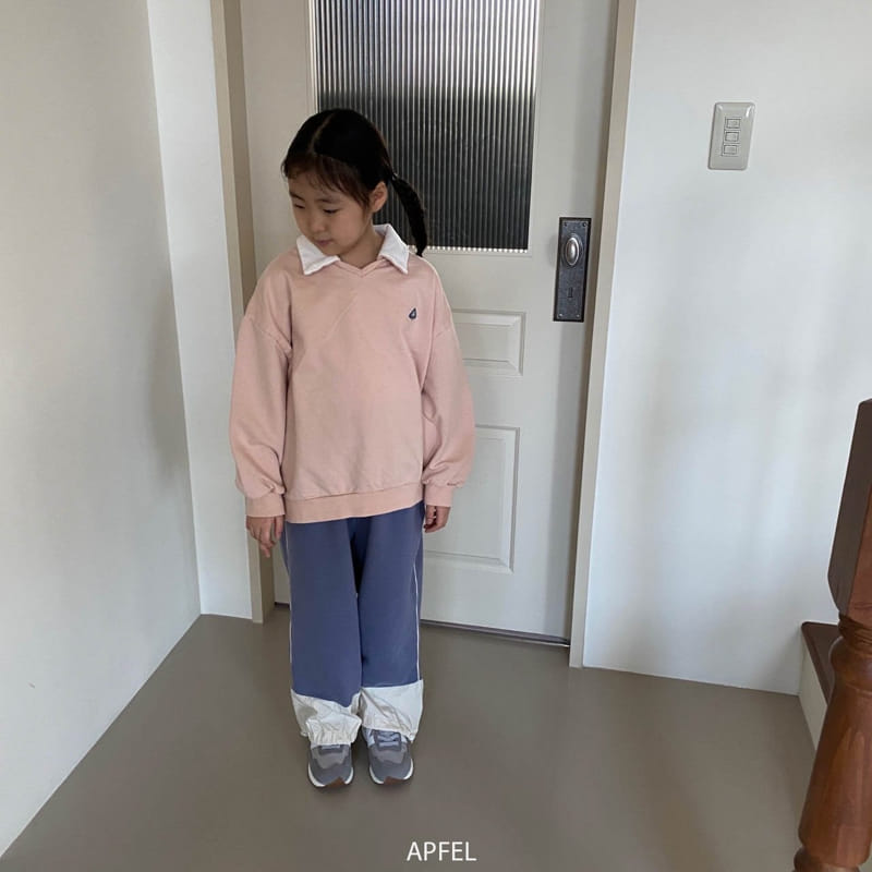 Apfel - Korean Children Fashion - #minifashionista - Collar Sweatshirt