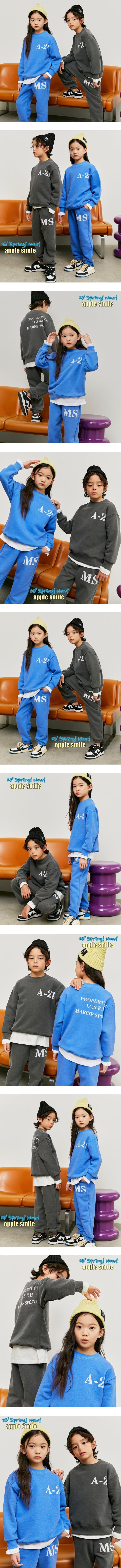 Apple Smile - Korean Children Fashion - #kidsshorts - 21 Sweatshirt