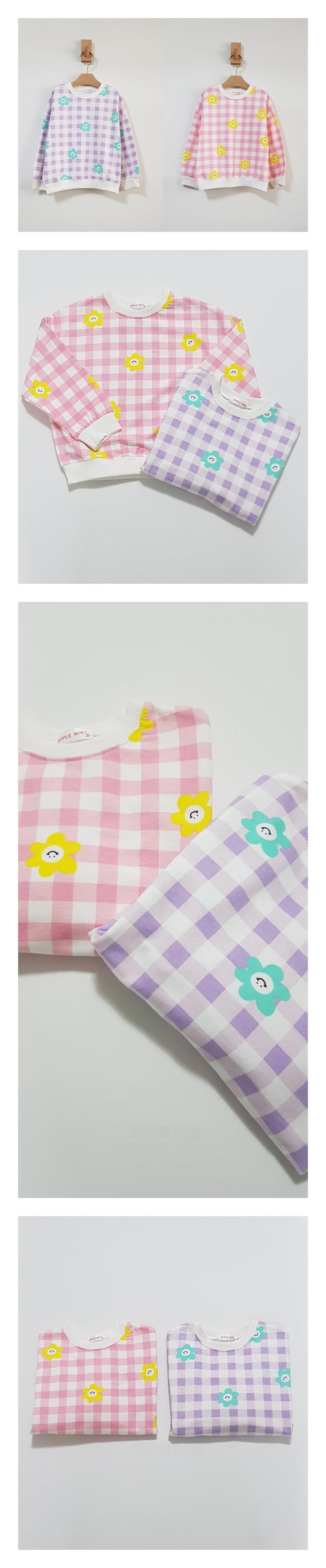 Applemint - Korean Children Fashion - #childofig - Square Check Tee