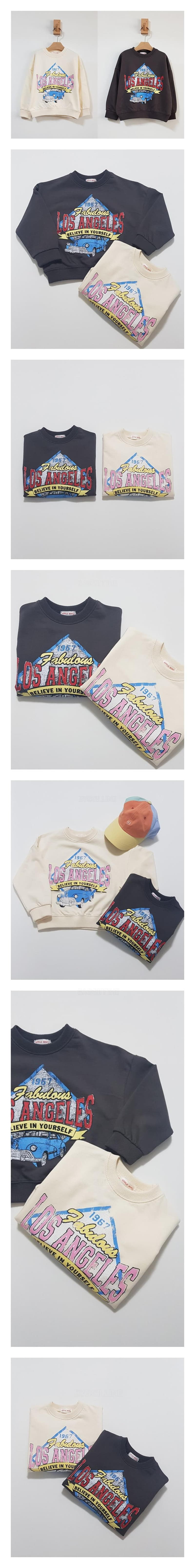 Applemint - Korean Children Fashion - #magicofchildhood - Car Sweatshirt