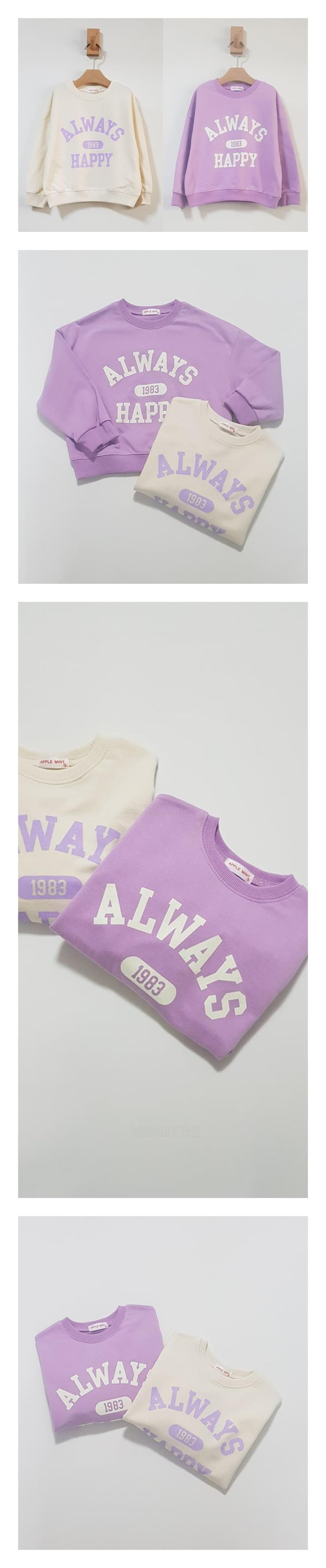Applemint - Korean Children Fashion - #minifashionista - Allways Sweatshirt