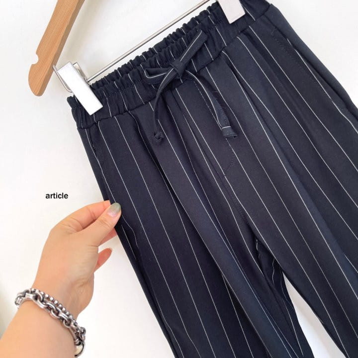 Article - Korean Children Fashion - #designkidswear - Rayon Stripes Pants - 9