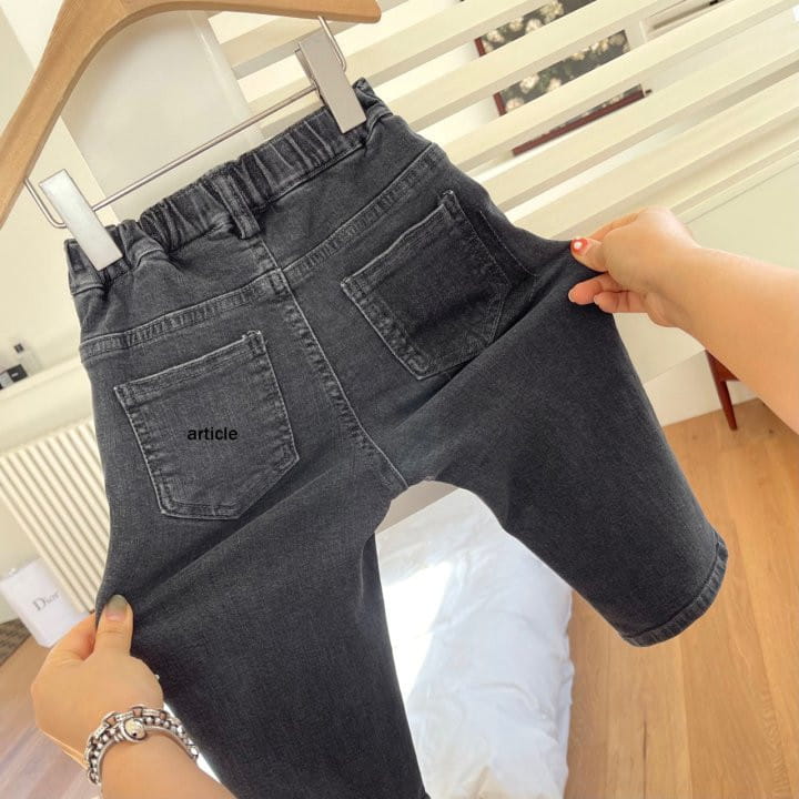 Article - Korean Children Fashion - #kidsshorts - Pocket Jeans - 5