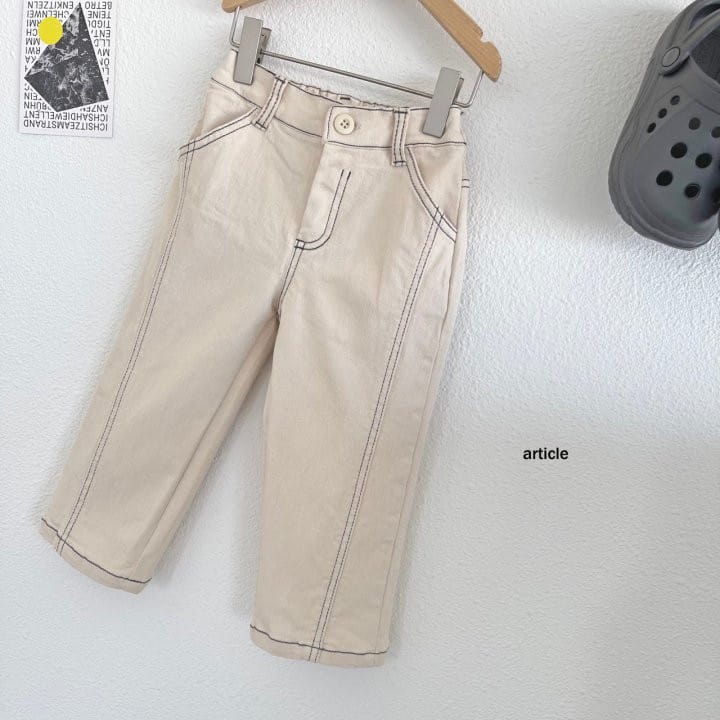 Article - Korean Children Fashion - #kidzfashiontrend - Tone Tone Slit Pants - 5