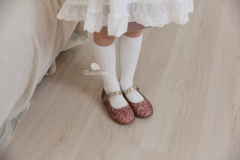 Babyzzam - Korean Children Fashion - #magicofchildhood - Shine Button Flats - 11
