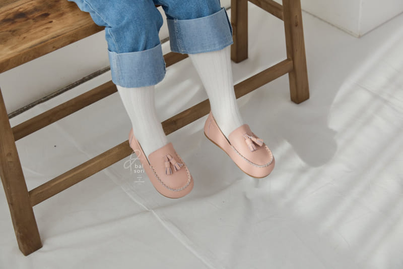 Babyzzam - Korean Children Fashion - #toddlerclothing - Ddalang Tesel Flats - 6