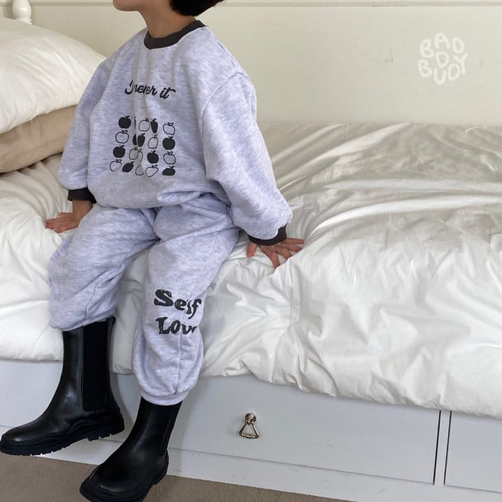 Badburdy - Korean Children Fashion - #kidsstore - Apple Sweatshirt - 3