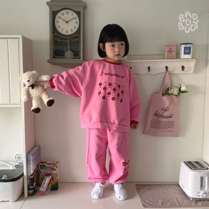 Badburdy - Korean Children Fashion - #todddlerfashion - Apple Sweatshirt - 10