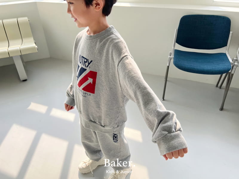 Baker - Korean Children Fashion - #Kfashion4kids - Oat Sweatshirt Set - 8