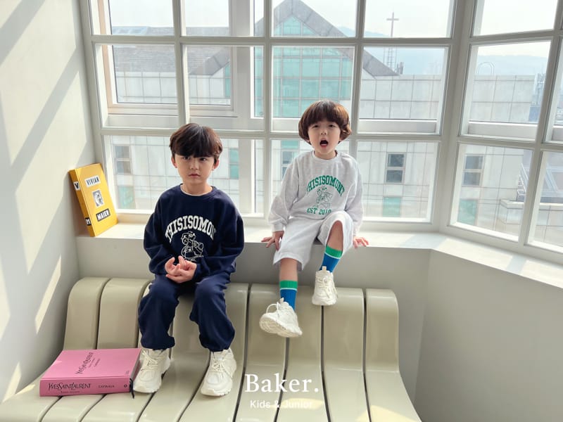 Baker - Korean Children Fashion - #Kfashion4kids - Sweatshirt Pants Shorts Set - 8