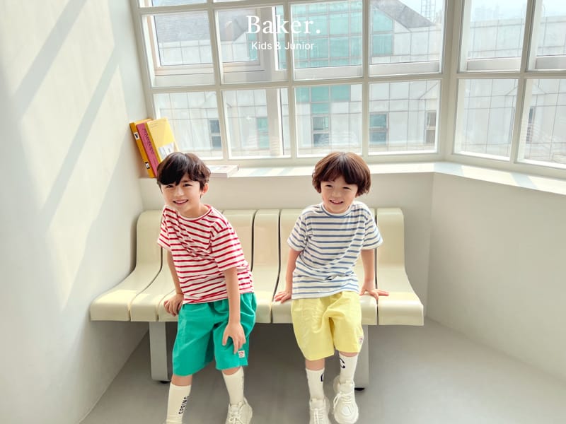Baker - Korean Children Fashion - #prettylittlegirls - Backer Stripes Teee - 4