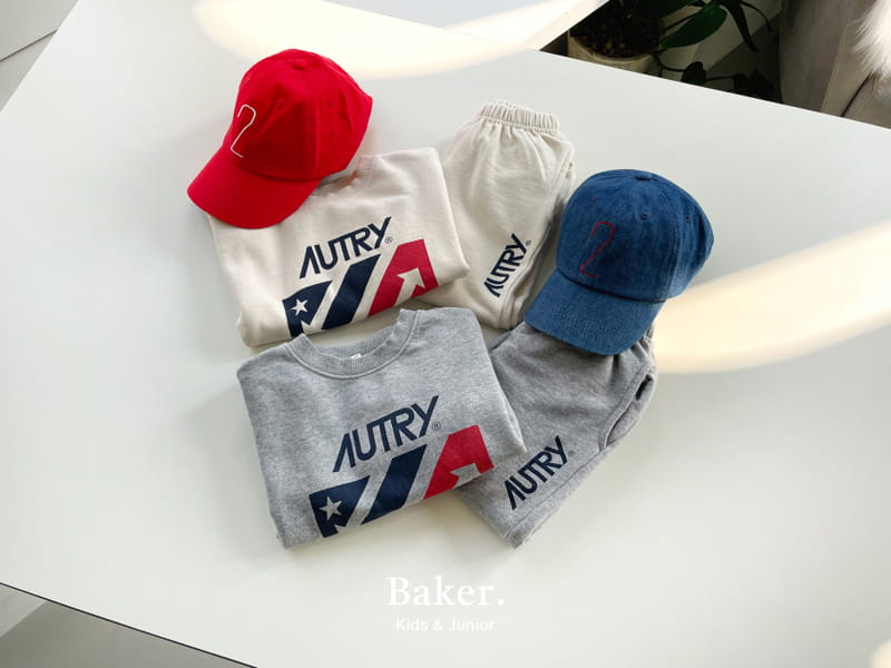 Baker - Korean Children Fashion - #childrensboutique - Oat Sweatshirt Set