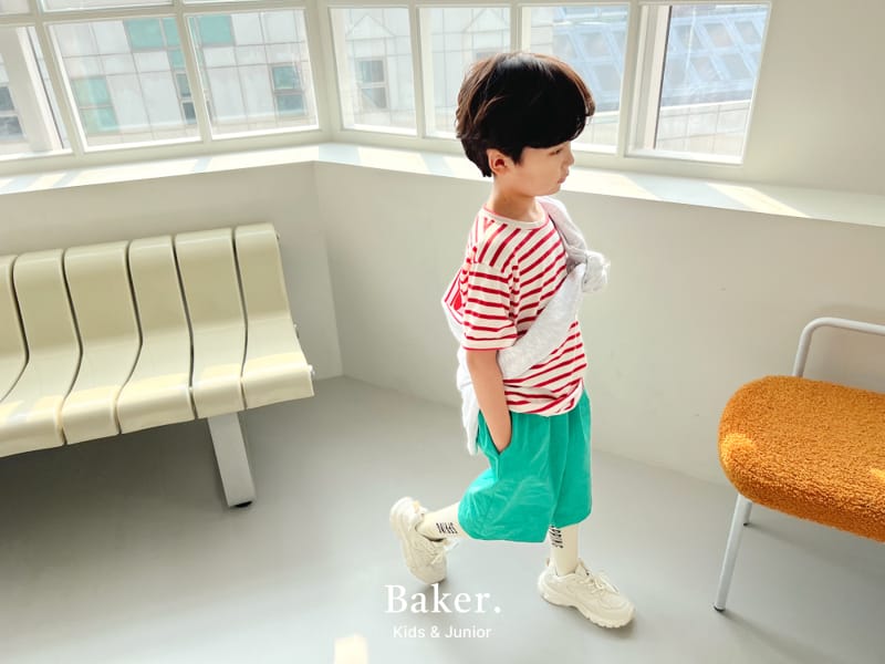 Baker - Korean Children Fashion - #childrensboutique - Backer Stripes Teee - 6