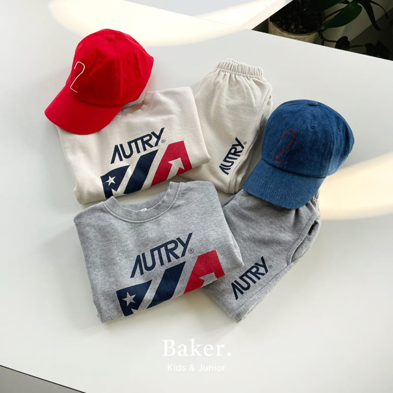Baker - Korean Children Fashion - #designkidswear - Oat Sweatshirt Set - 2