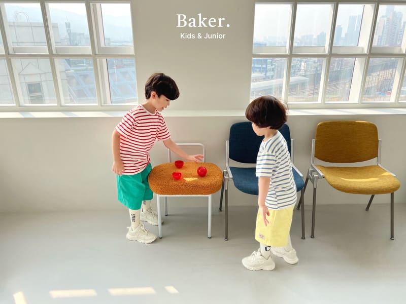 Baker - Korean Children Fashion - #designkidswear - Backer Stripes Teee - 7