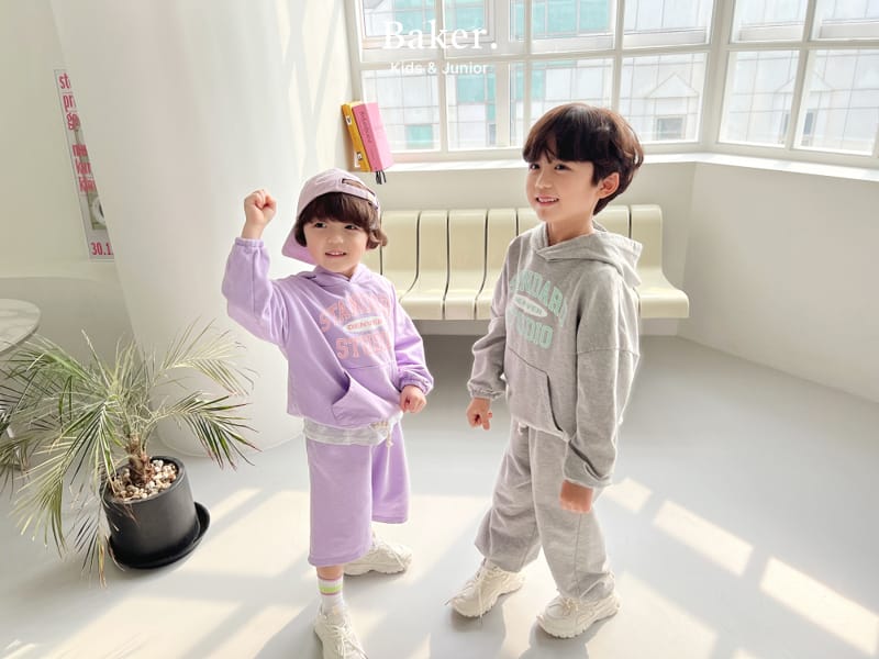 Baker - Korean Children Fashion - #childrensboutique - Standard Top Pants Shorts Set - 4