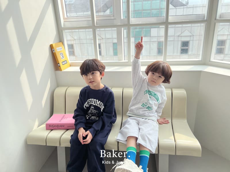Baker - Korean Children Fashion - #designkidswear - Sweatshirt Pants Shorts Set - 2