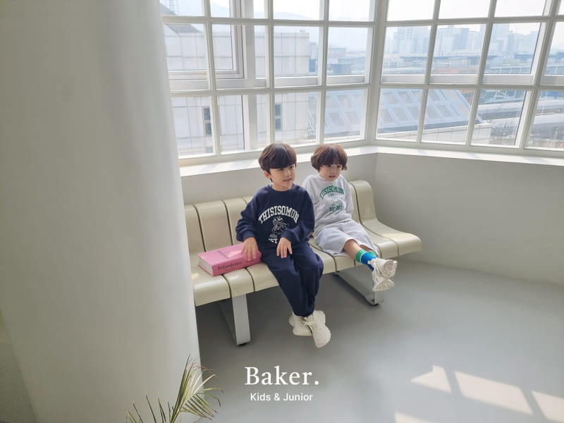Baker - Korean Children Fashion - #discoveringself - Sweatshirt Pants Shorts Set - 4