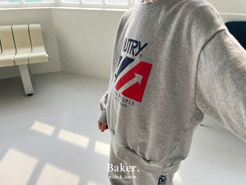 Baker - Korean Children Fashion - #kidsstore - Oat Sweatshirt Set - 6