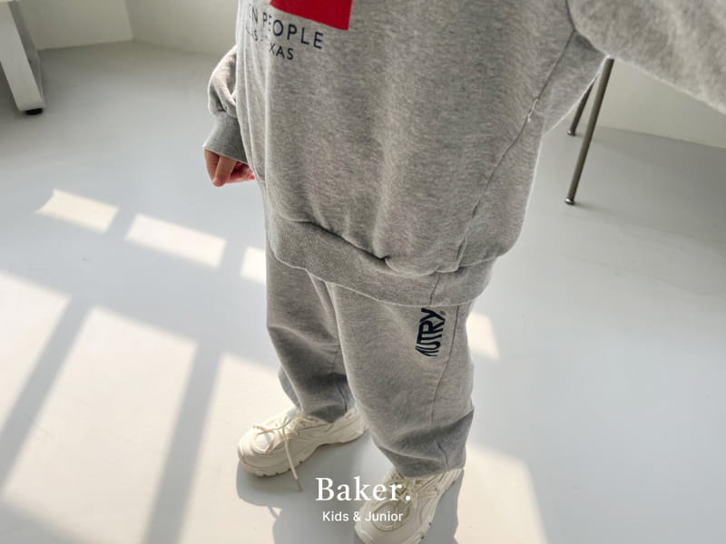 Baker - Korean Children Fashion - #kidzfashiontrend - Oat Sweatshirt Set - 7