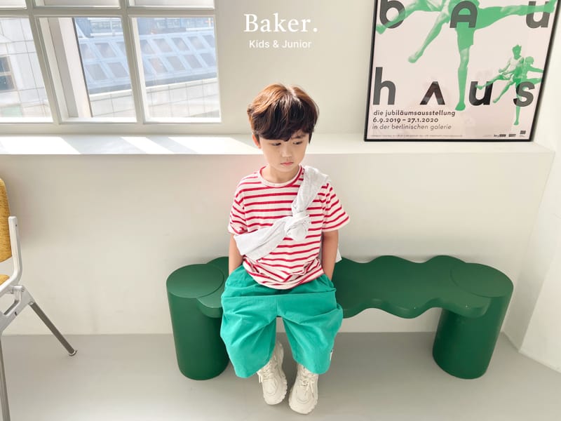 Baker - Korean Children Fashion - #kidzfashiontrend - Backer Stripes Teee - 12