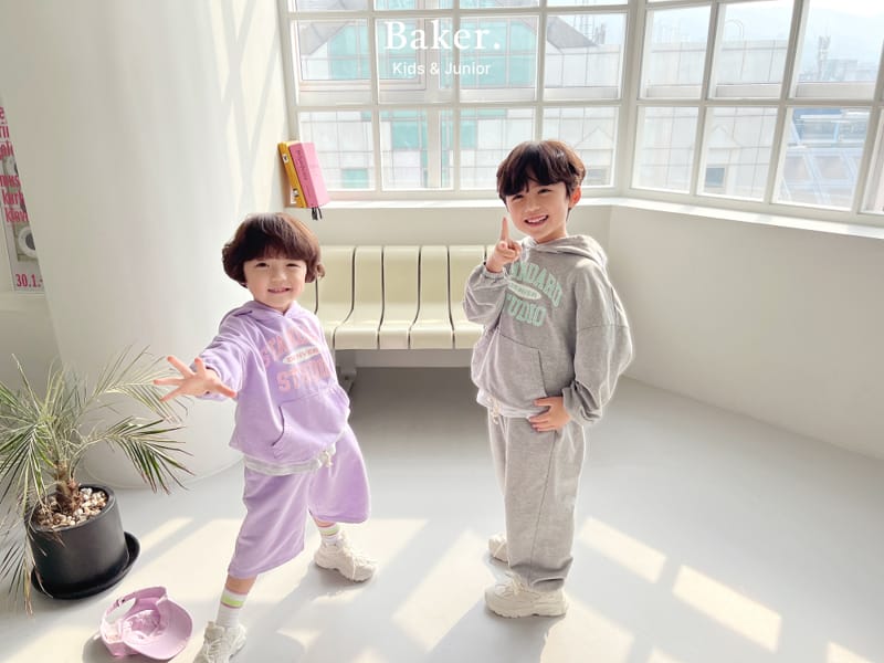 Baker - Korean Children Fashion - #kidzfashiontrend - Standard Top Pants Shorts Set - 9