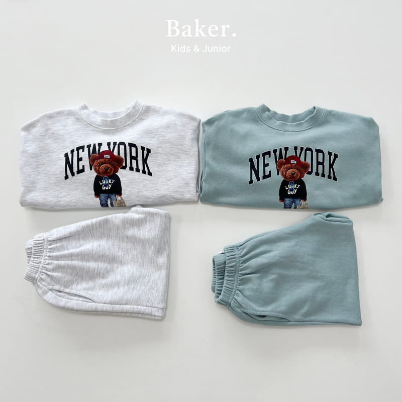 Baker - Korean Children Fashion - #littlefashionista - Newyork Top Bottom Set - 10