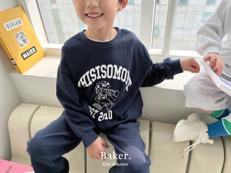 Baker - Korean Children Fashion - #littlefashionista - Sweatshirt Pants Shorts Set - 9