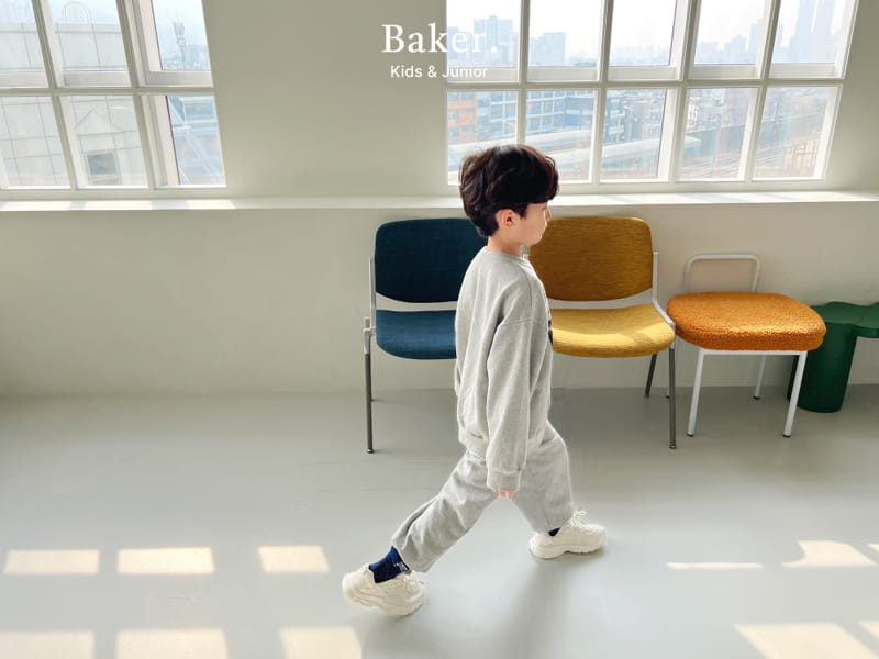 Baker - Korean Children Fashion - #minifashionista - Oat Sweatshirt Set - 11