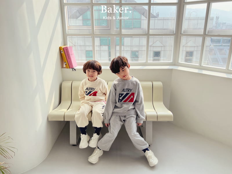 Baker - Korean Children Fashion - #prettylittlegirls - Oat Sweatshirt Set - 12