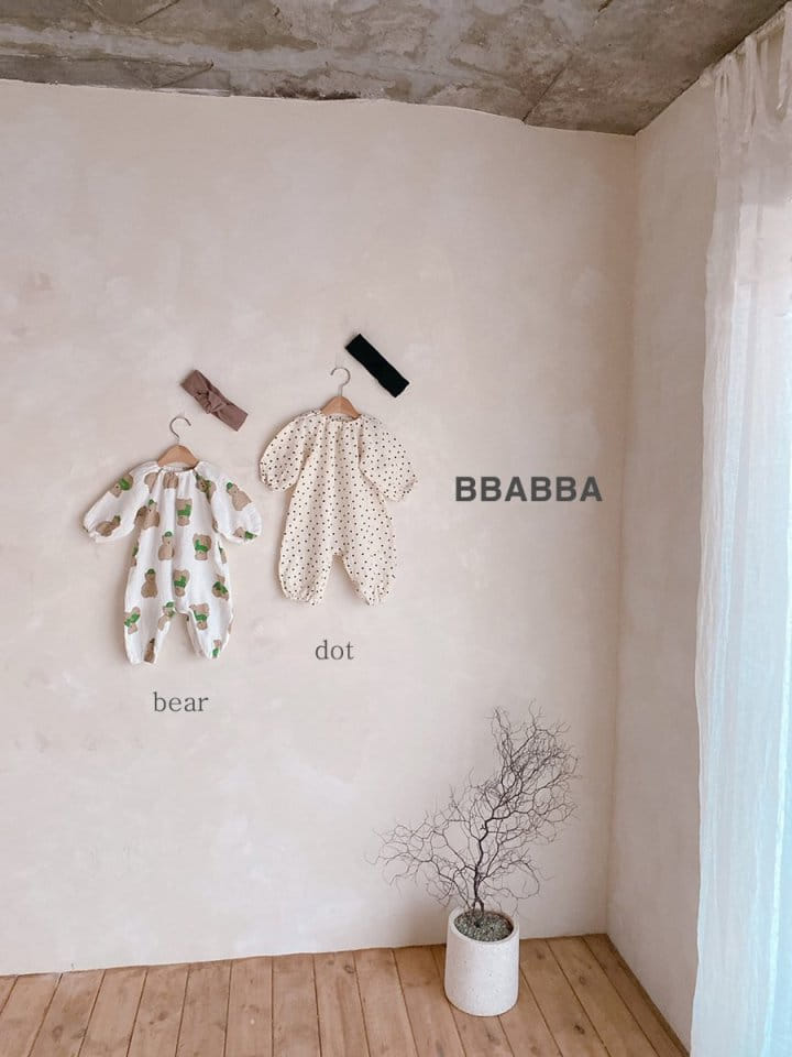 Bbabba - Korean Baby Fashion - #babyoninstagram - Dot Long Bodysuit - 9