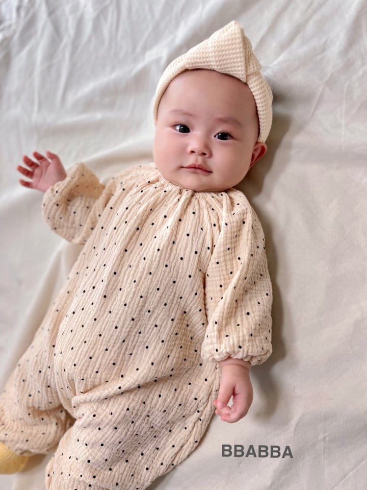 Bbabba - Korean Baby Fashion - #smilingbaby - Dot Long Bodysuit
