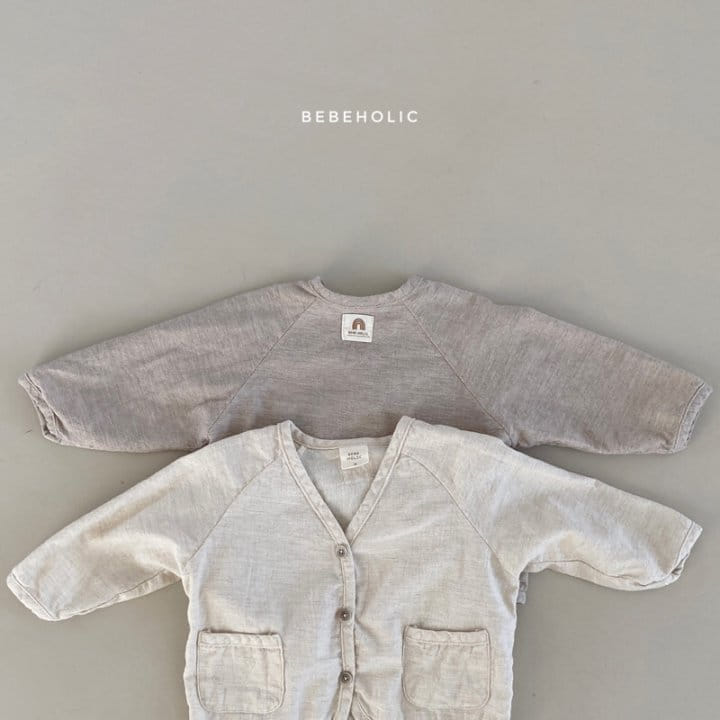 Bebe Holic - Korean Baby Fashion - #babyboutiqueclothing - Twill Cardigan - 9