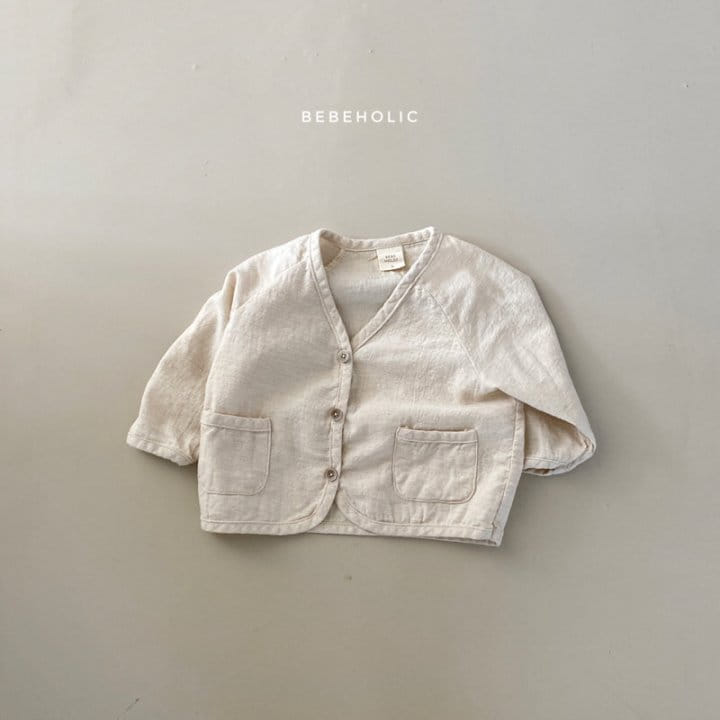 Bebe Holic - Korean Baby Fashion - #babyclothing - Twill Cardigan - 10