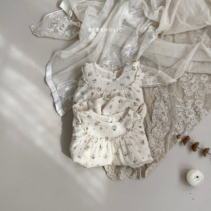 Bebe Holic - Korean Baby Fashion - #babyclothing - Flower Blouse - 5