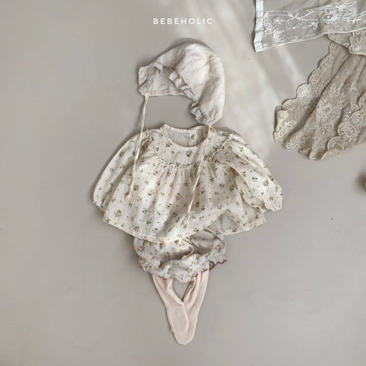 Bebe Holic - Korean Baby Fashion - #babyfashion - Flower Blouse - 6