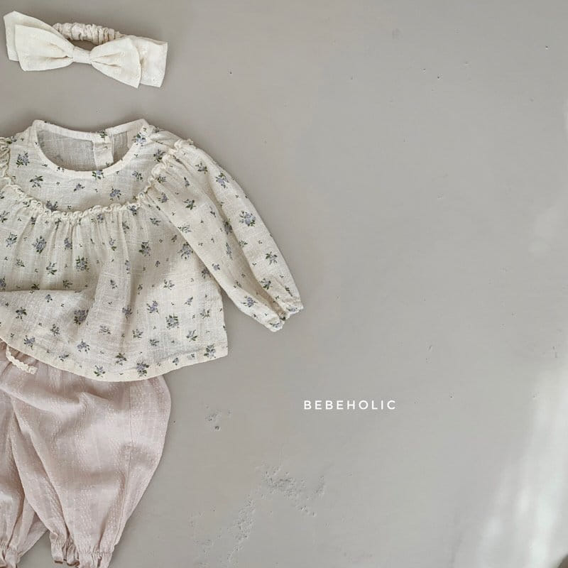 Bebe Holic - Korean Baby Fashion - #babygirlfashion - Flower Blouse - 8