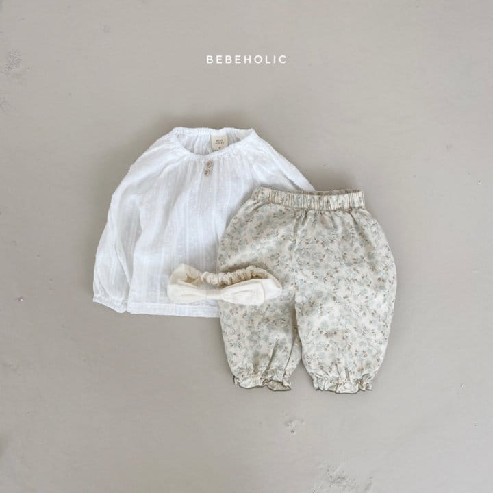 Bebe Holic - Korean Baby Fashion - #babylifestyle - Flower Pants - 3